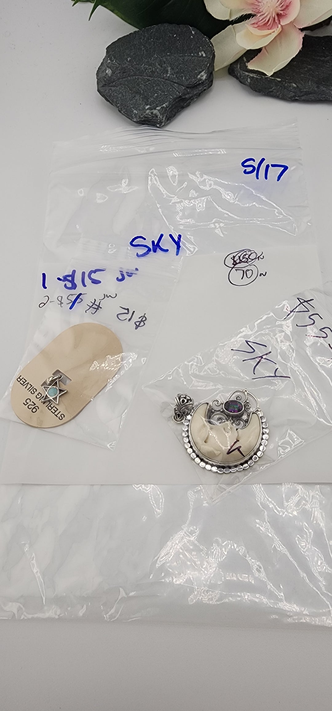 RESERVED FOR: SKY- 5/17/2025 tiktok Live Show (48 hour) -2 Sterling Silver Items