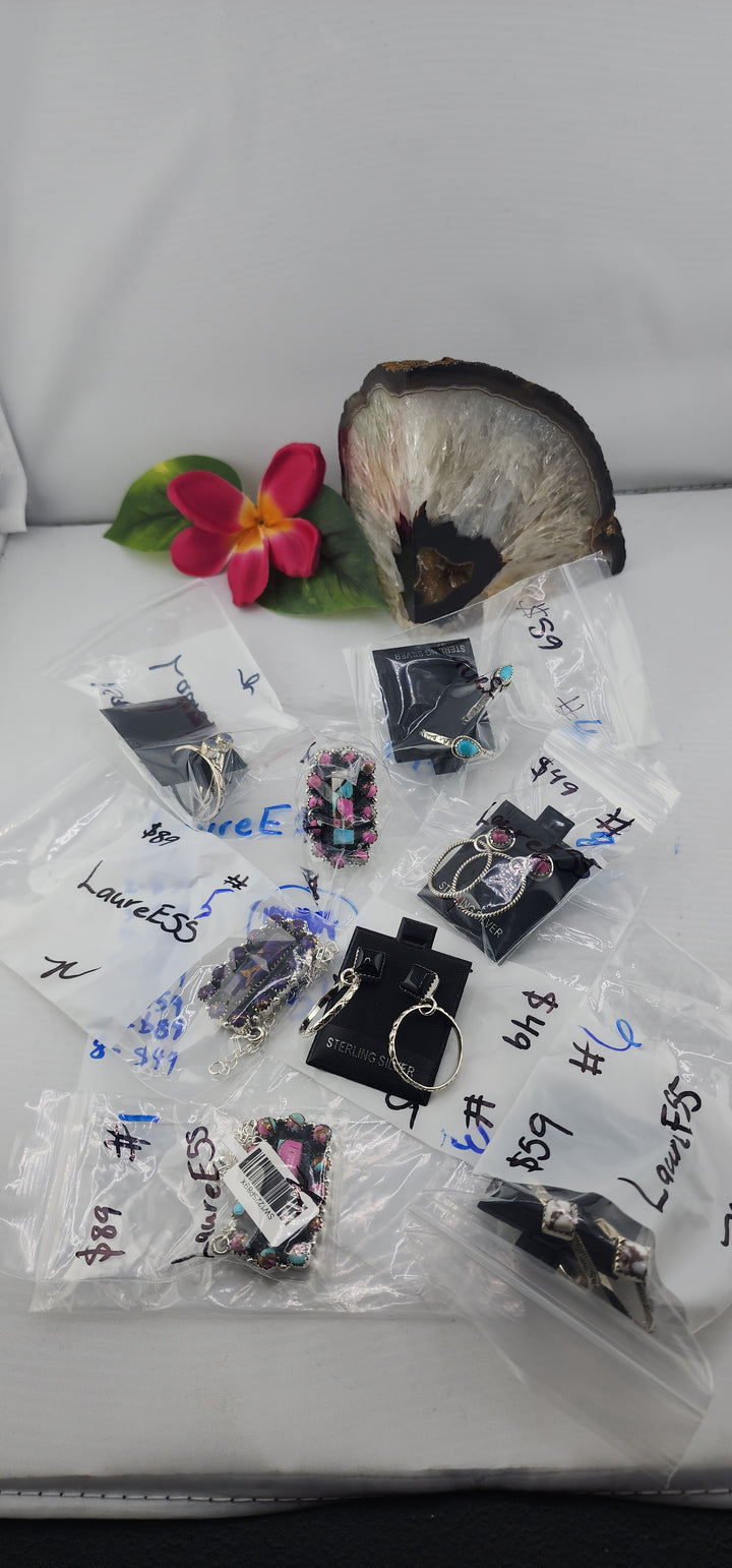 PM SHOW 48HR - RESERVED FOR: LaureE55 - 12/5/2025 tiktok Live Show - 8 Sterling Silver Items