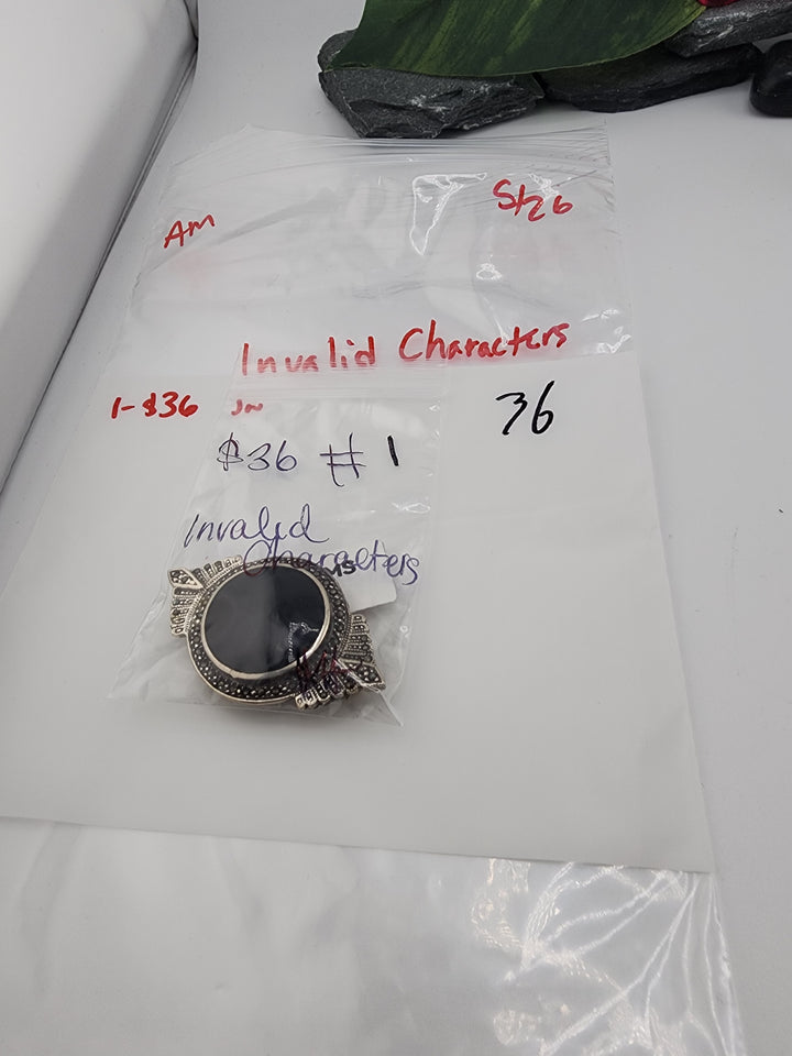 Invalid Characters - 5/26/26 AM - 1 925 Sterling Silver