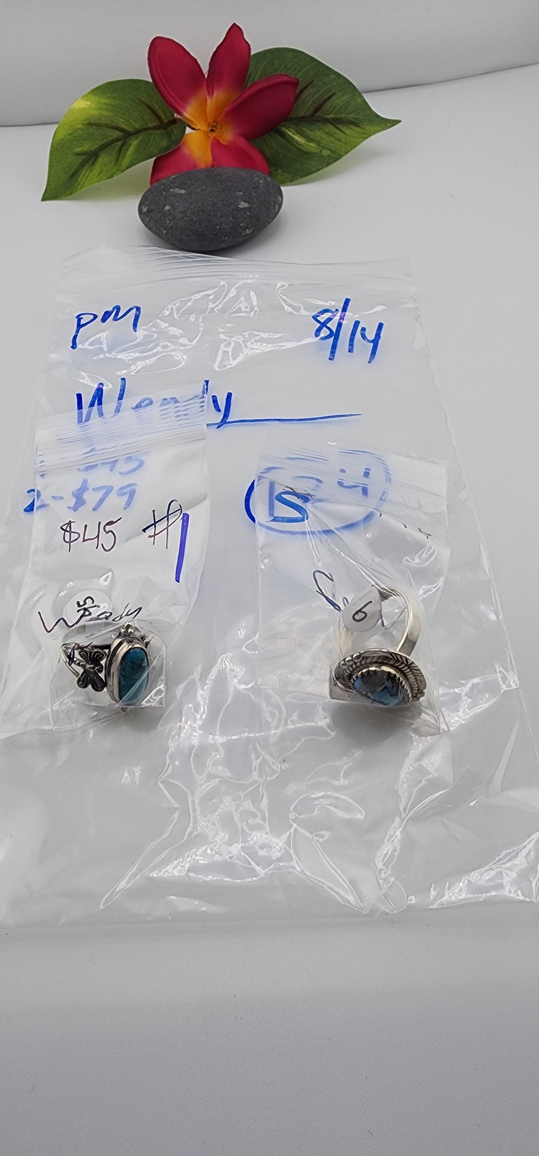 PM SHOW 48HR - Wendy RESERVED FOR:  - 8/14/2025 FL tiktok Live Show -  2 Sterling Silver Items