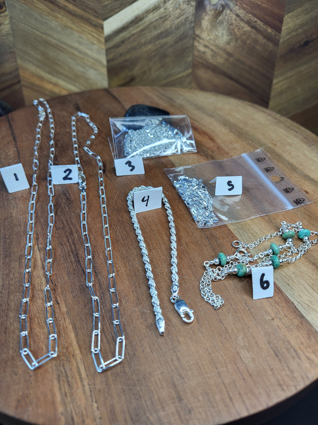 RESERVED FOR: dsdomingue-7/17/24-18 Sterling Silver Items