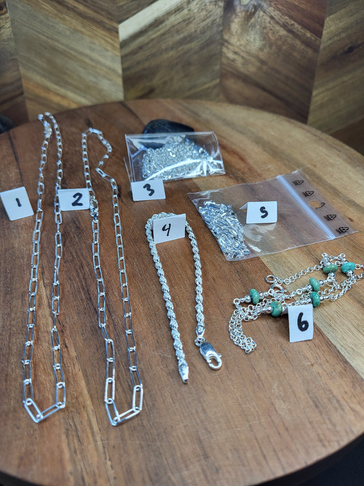 RESERVED FOR: dsdomingue-7/17/24-18 Sterling Silver Items