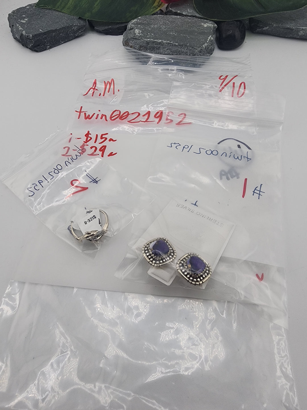 twin0021952- 4/10/26 - 2 925 Sterling Silver Items