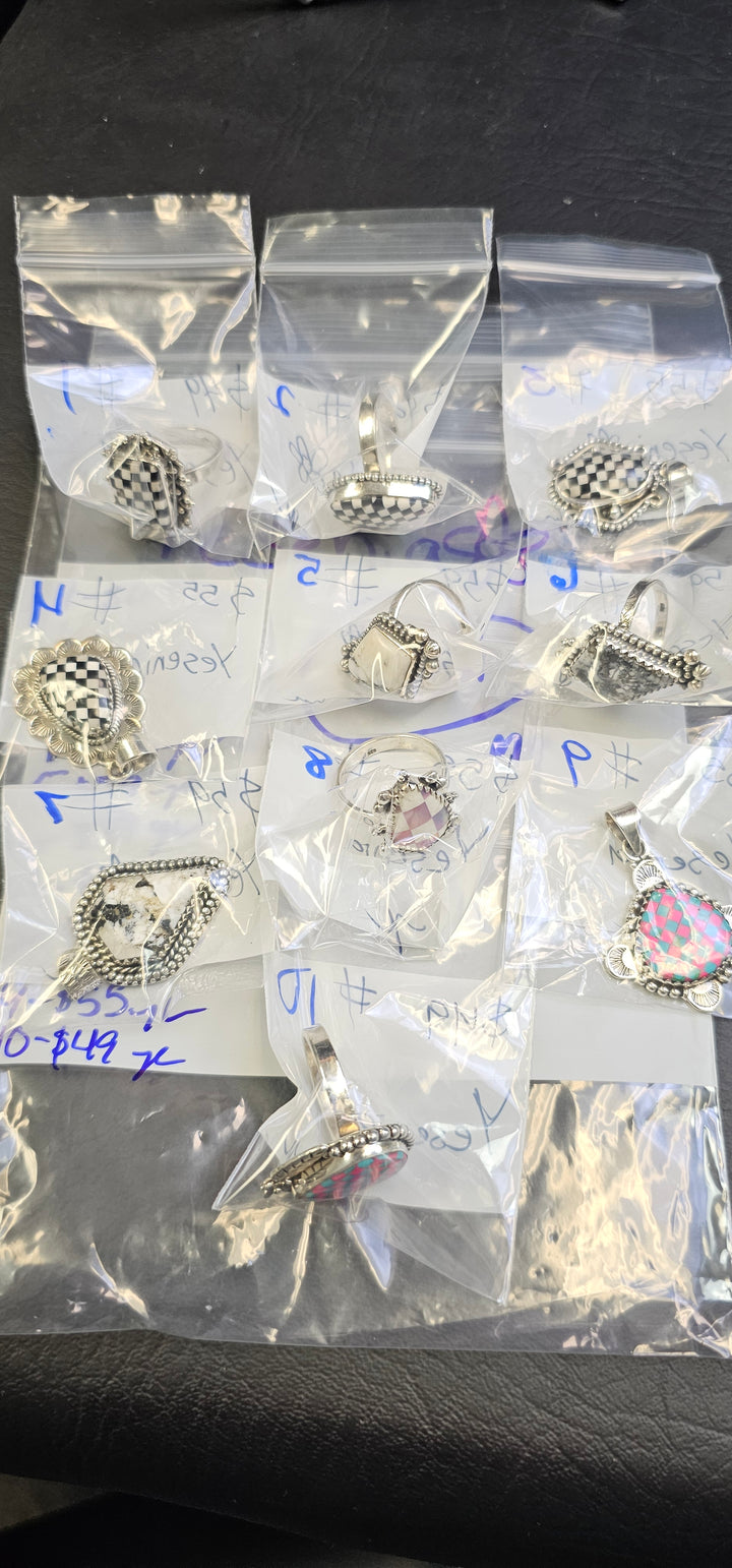 RESERVED FOR- Yesenia - 3/21/2025 Live Show - 10 Sterling Silver Items