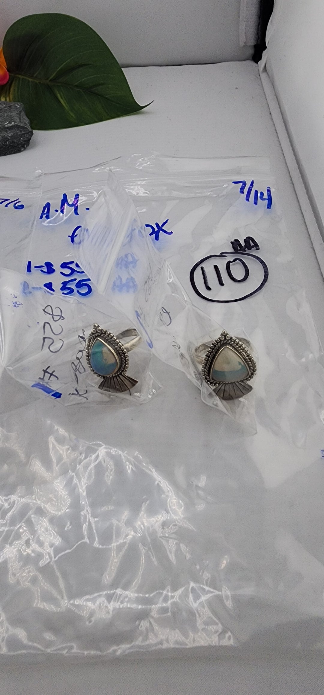 AM SHOW 48HR - RESERVED FOR: evafox - 7/14/2025 FL tiktok Live Show - 2 Sterling Silver Items