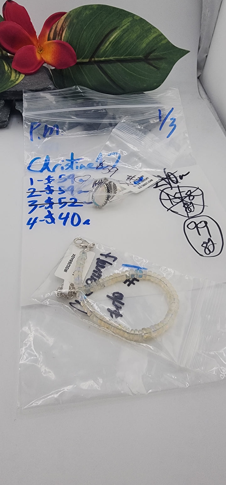 PM SHOW 48HR - RESERVED FOR: Christine17 - 1/3/2026 tiktok Live Show - 2 Sterling Silver Items