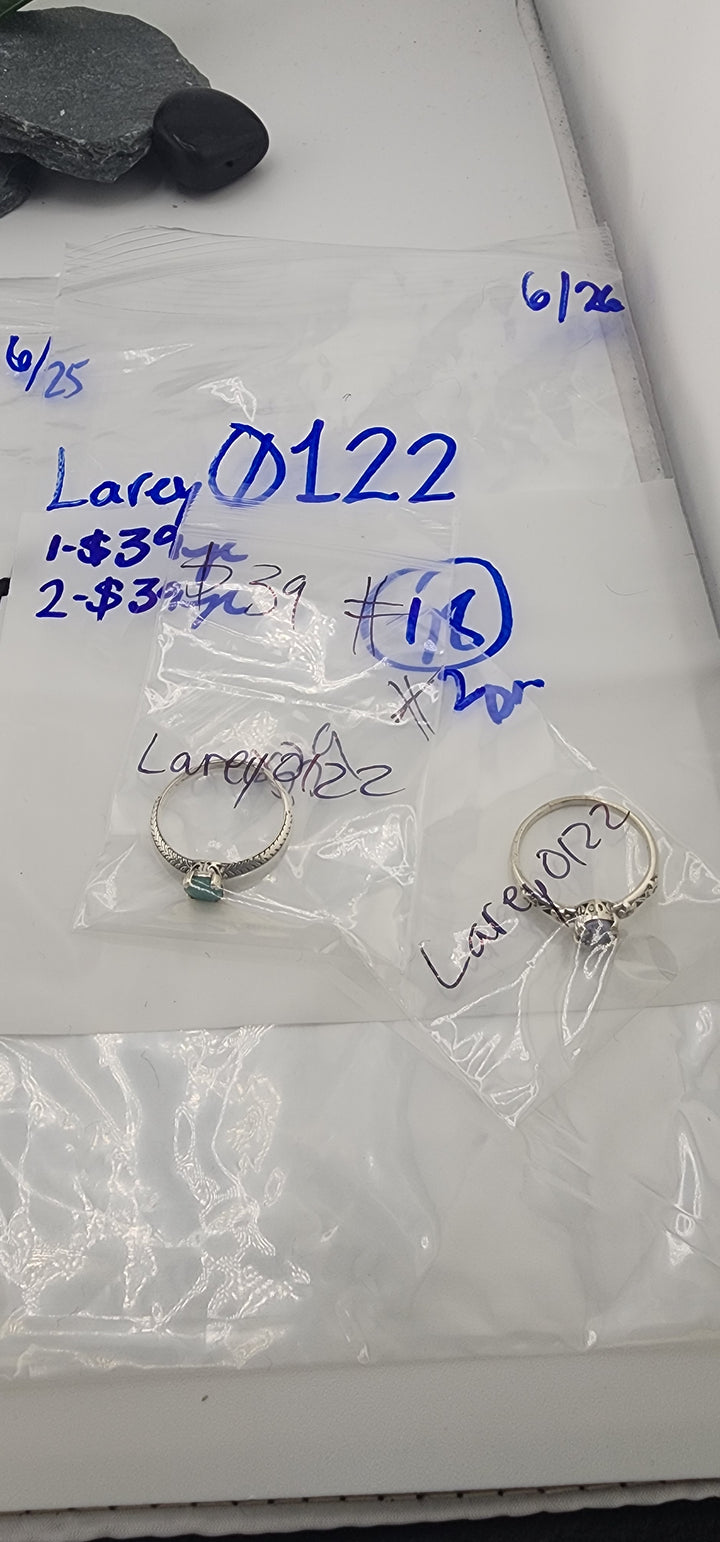 48HR - RESERVED FOR: Larey0122 - 6/26/2025 FL tiktok Live Show - 2 Sterling Silver Item