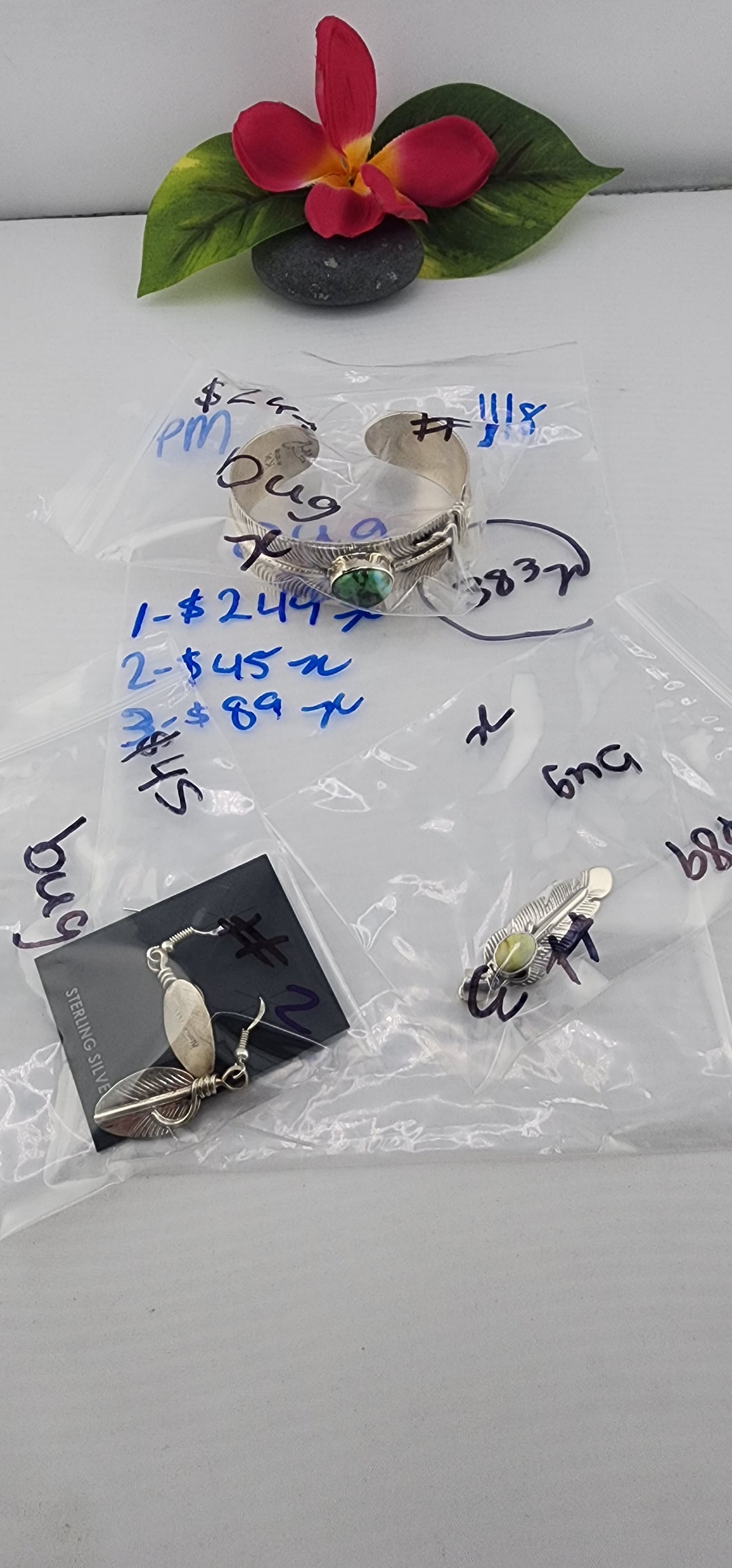 PM SHOW 48HR - RESERVED FOR: bug - 11/8/2025 tiktok Live Show - 3 Sterling Silver Items