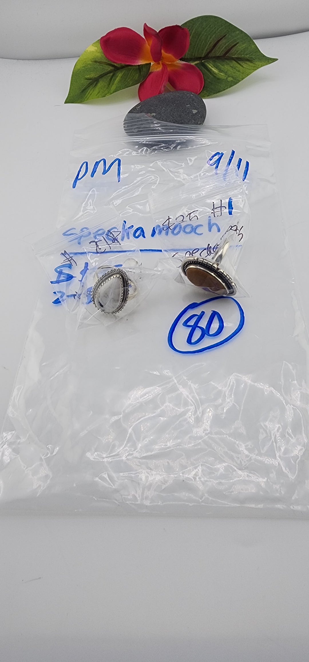 PM SHOW 48HR - RESERVED FOR: speckamooch - 9/11/2025 FL tiktok Live Show - 2 Sterling Silver Items
