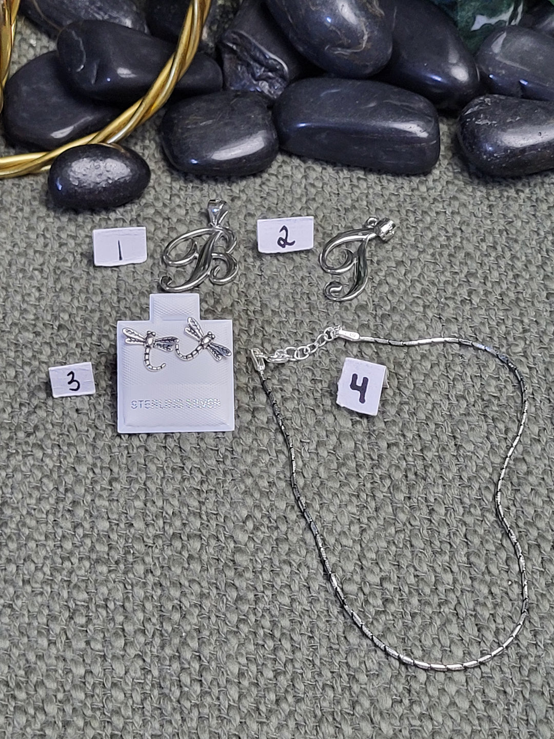 RESERVED FOR: Brandie Tarron 8/23/24- 4 Sterling Silver Items