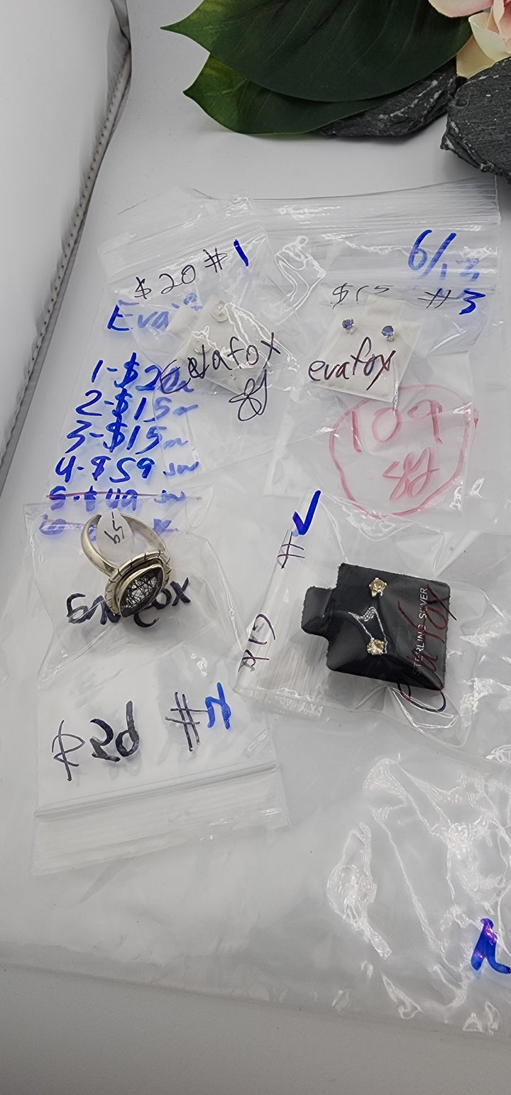 48HR - RESERVED FOR: Evafox - 6/13/2025 FL tiktok Live Show - 4 Sterling Silver Items