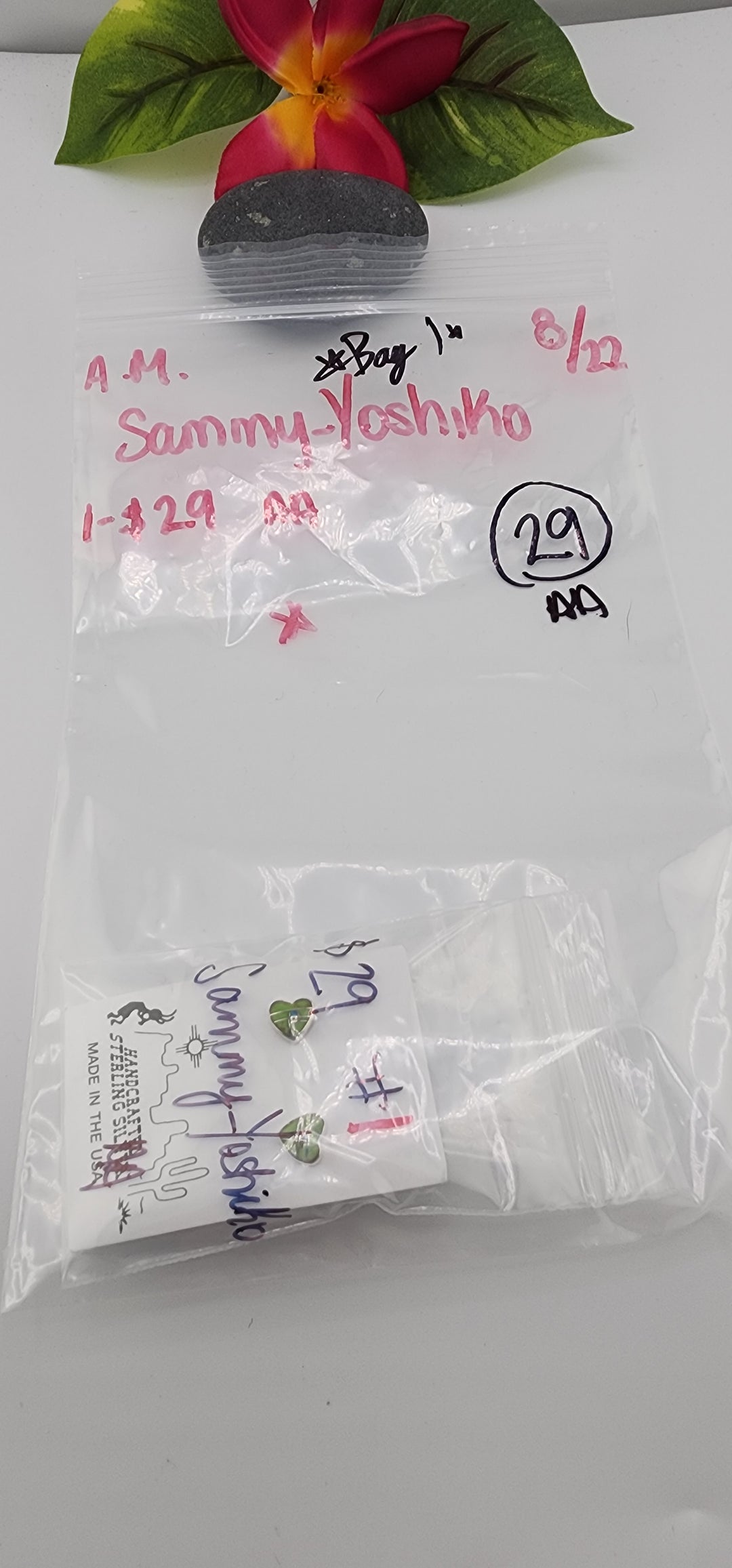 AM SHOW 48HR - RESERVED FOR: Sammy_Yoshiko (Bag 1) - 8/22/2025 FL tiktok Live Show - 1 Sterling Silver Items