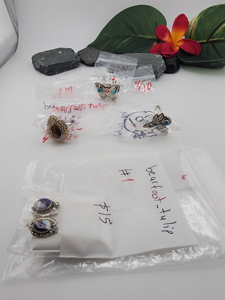bearfoot_tulip - 4/10/26 - 4 925 Sterling Silver Items