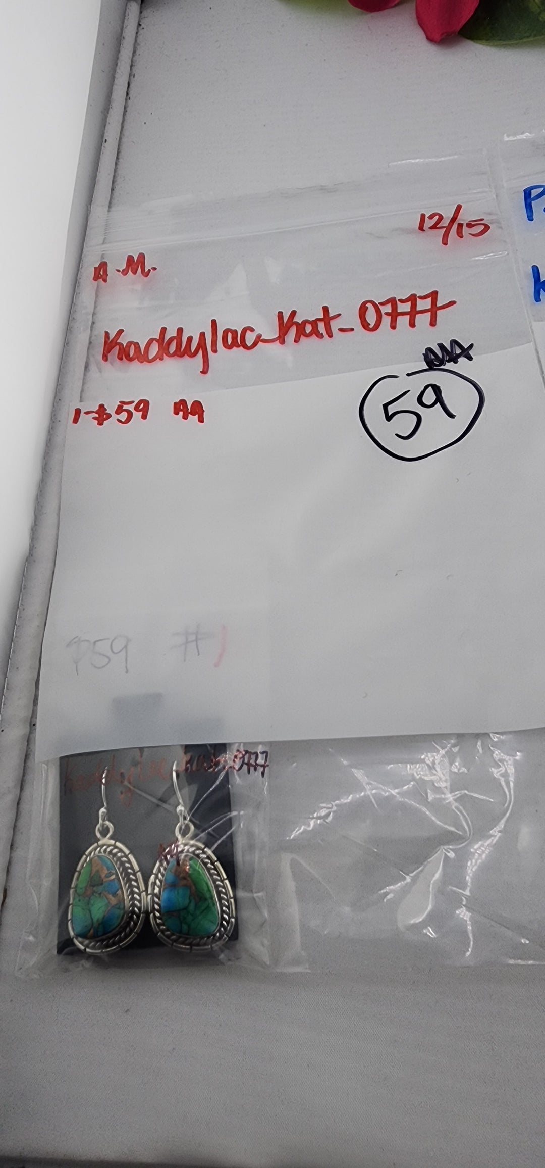 AM SHOW 48HR RESERVED FOR: kaddylac_kat_0777 - 12/15/2025 FL tiktok Live Show - 1 Sterling Silver Items