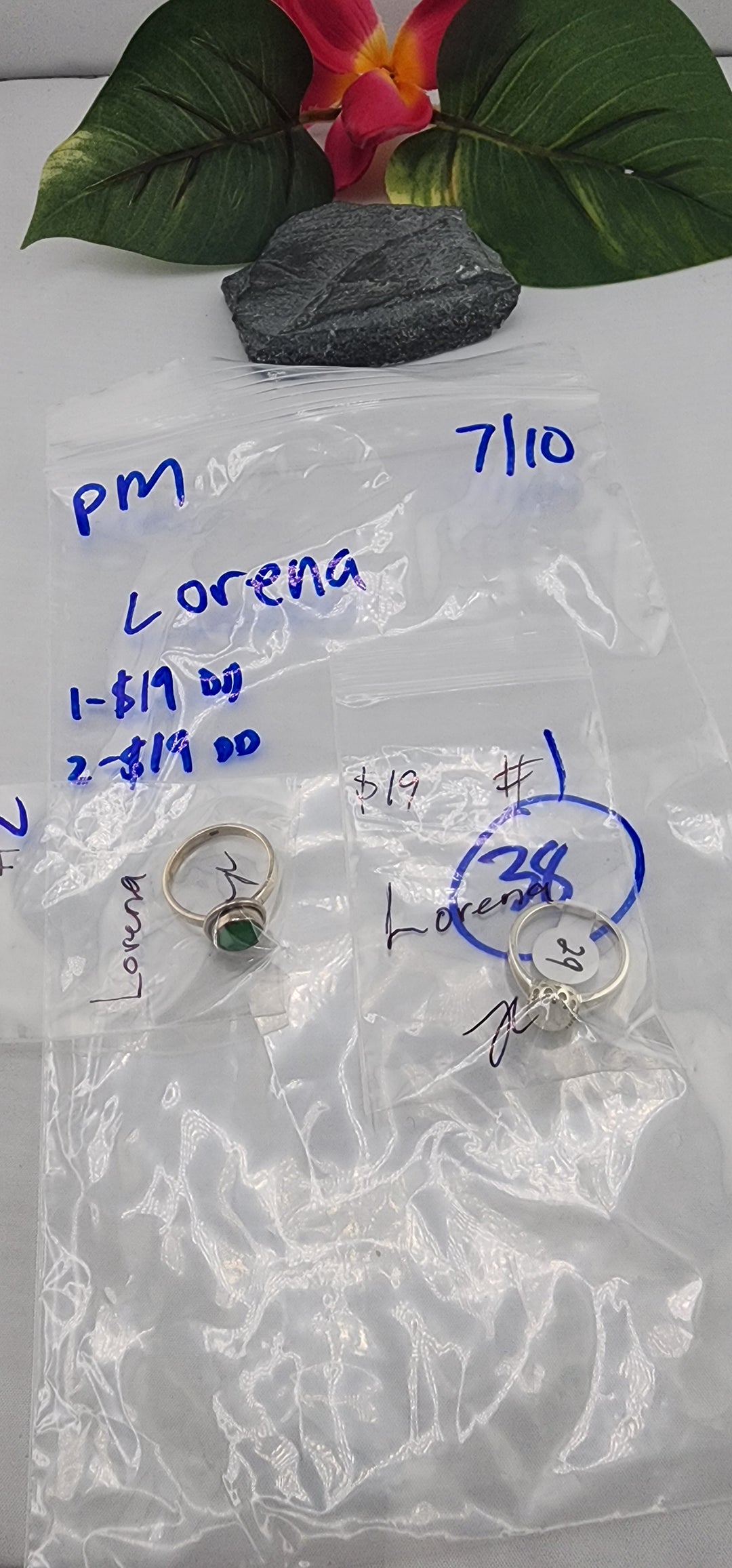 PM SHOW 48HR - RESERVED FOR: Lorena  - 7/10/2025 FL tiktok Live Show -  2 Sterling Silver Items