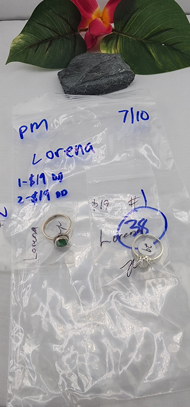 PM SHOW 48HR - RESERVED FOR: Lorena  - 7/10/2025 FL tiktok Live Show -  2 Sterling Silver Items