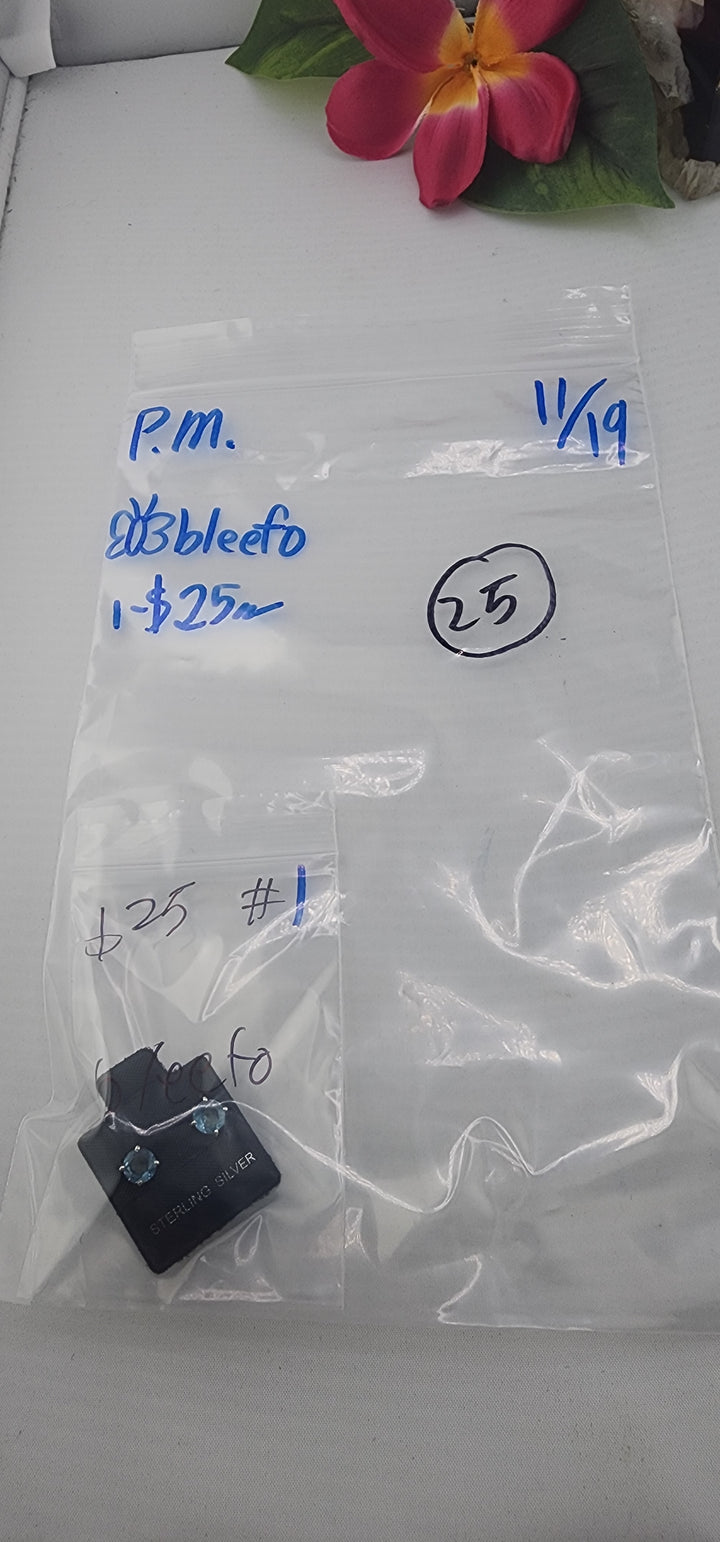 PM SHOW 48HR - RESERVED FOR: 🦋bleefo - 11/19/2025 tiktok Live Show - 1 Sterling Silver Items