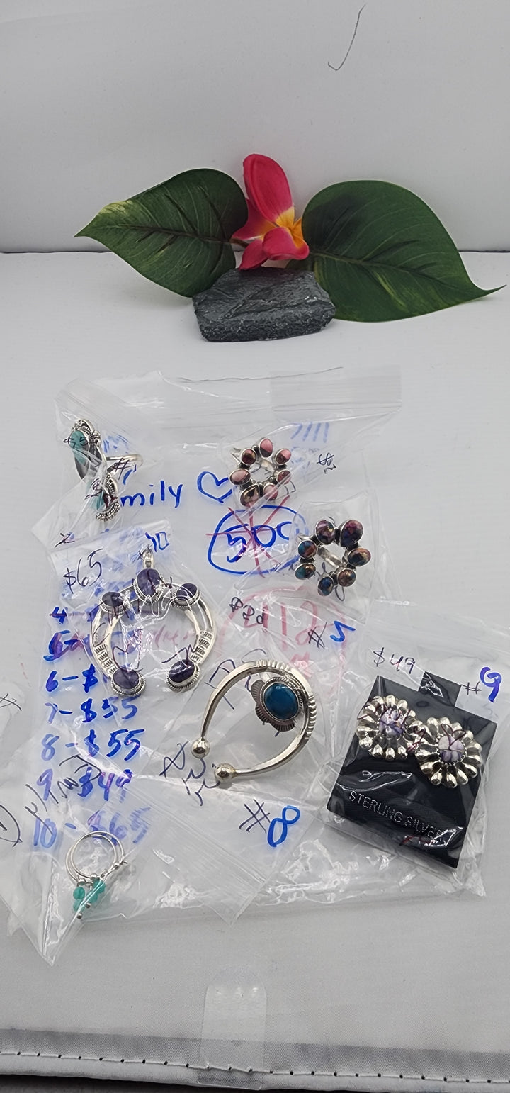 PM SHOW 48HR - RESERVED FOR: Emily❤️  - 7/11/2025 FL tiktok Live Show - 7 Sterling Silver Items