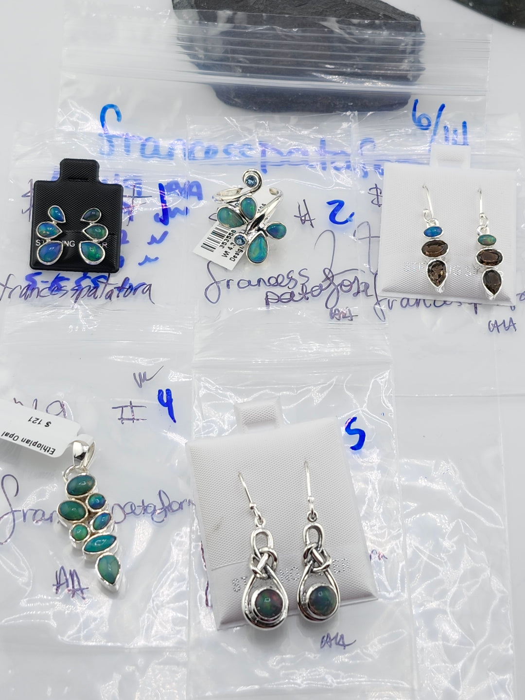 48HR - RESERVED FOR: francesspatafora- 6/14/2025 FL tiktok Live Show - 5 Sterling Silver Items