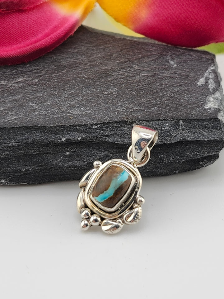 Royston Ribbon Turquoise Pendant