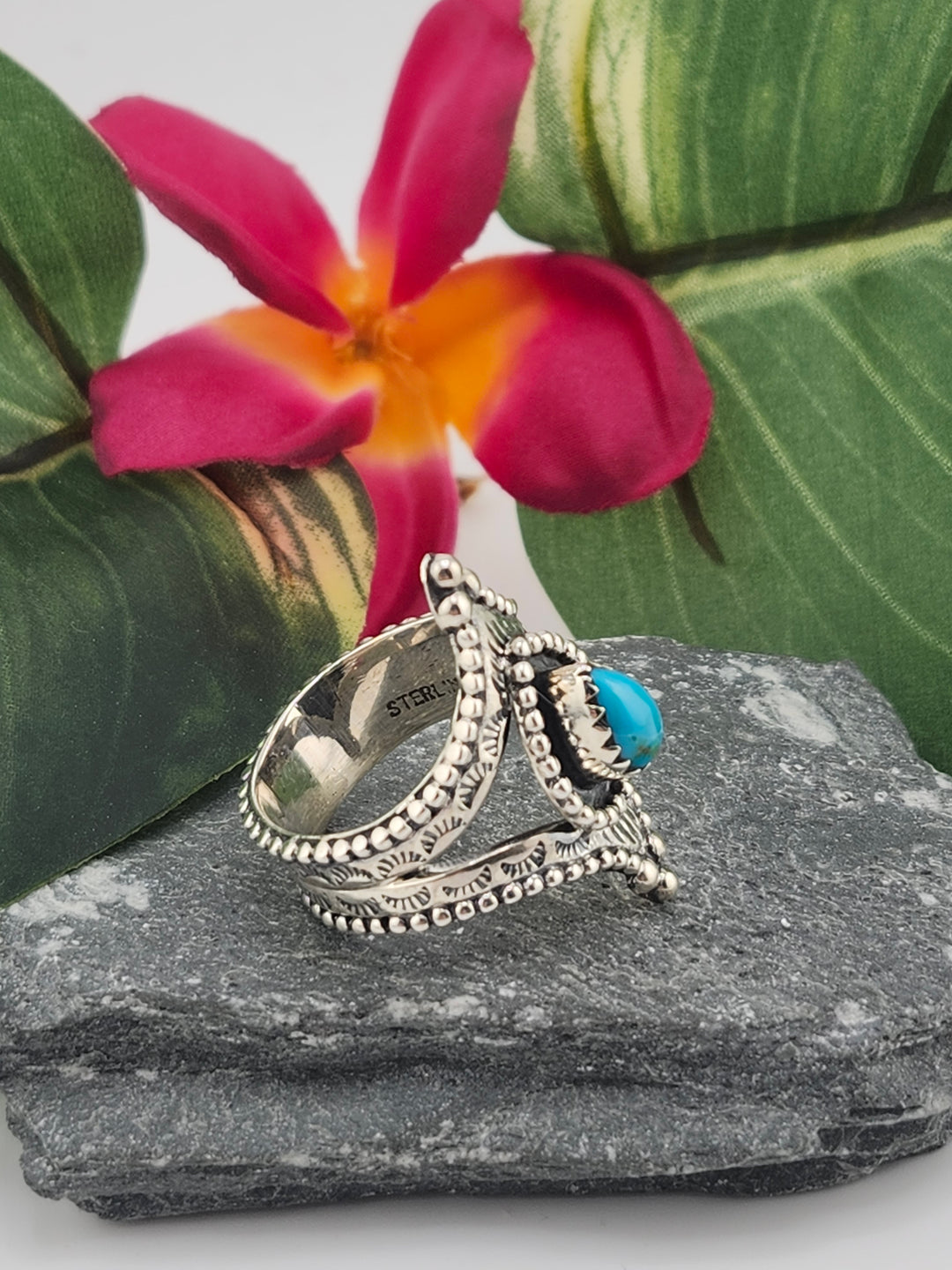 Marquee Turquoise Ring Size 10