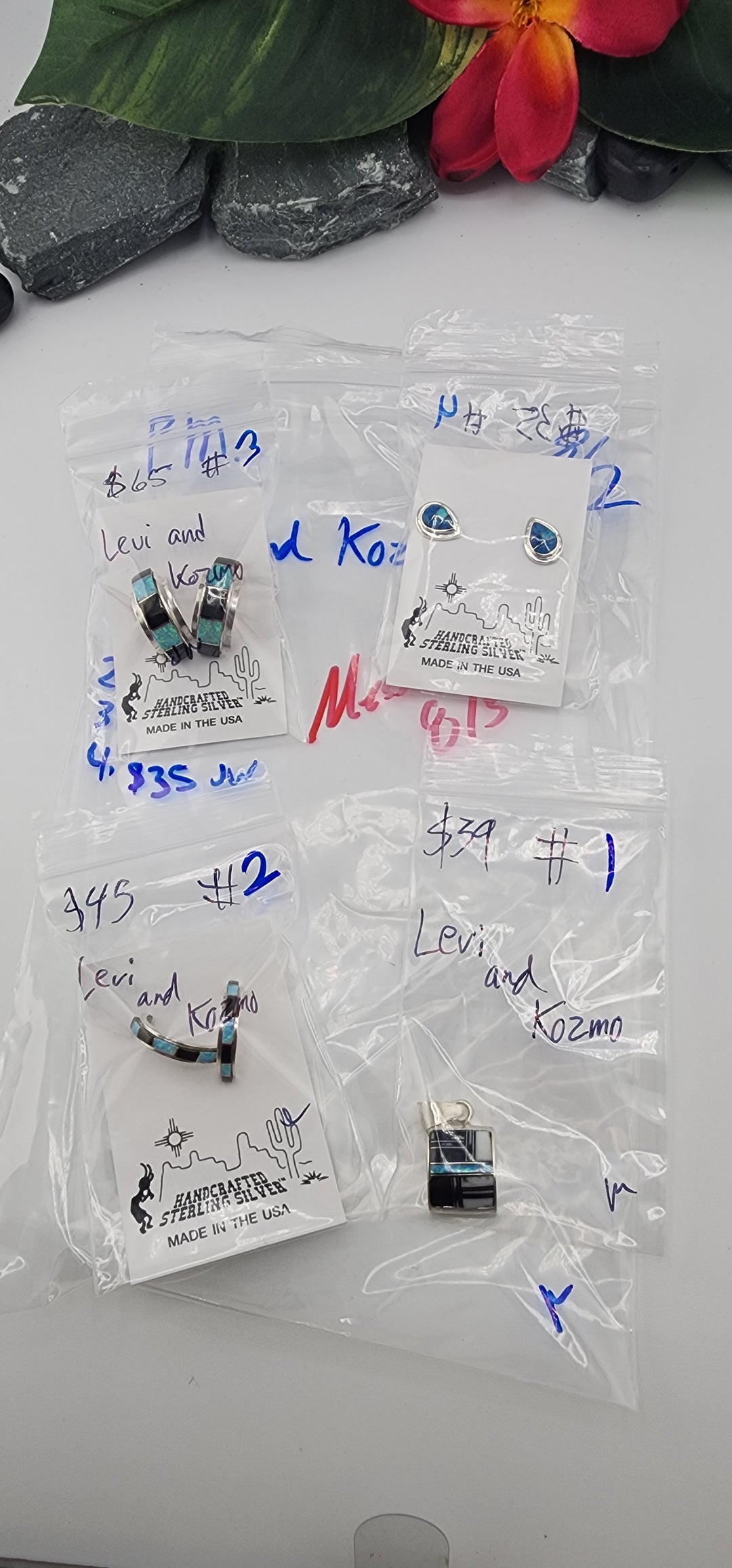 PM SHOW 48HR - RESERVED FOR:  Levi and Kozmo - 8/2/2025 FL tiktok Live Show - 4 Sterling Silver Items