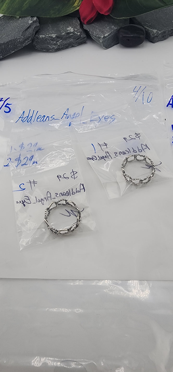 RESERVED FOR: Addleans_Angel_Eyes - 4/10/2025 tiktok Live Show -2  Sterling Silver Items