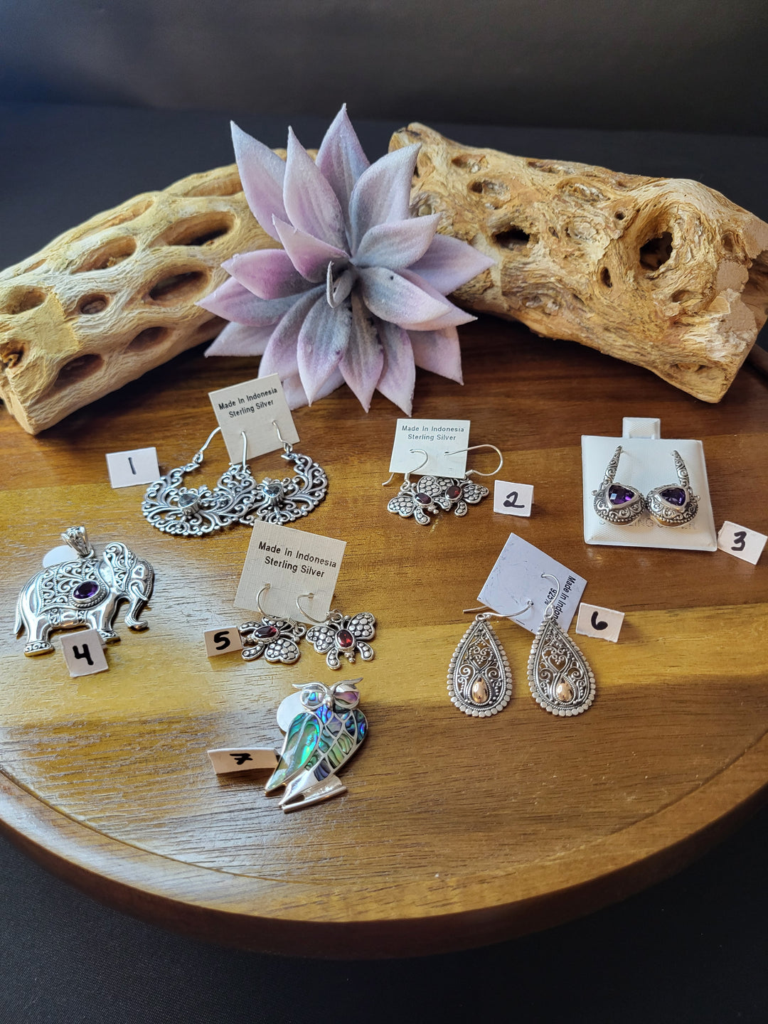 RESERVED FOR: Darlene Stegall 8/4/24- 7 Sterling Silver Items