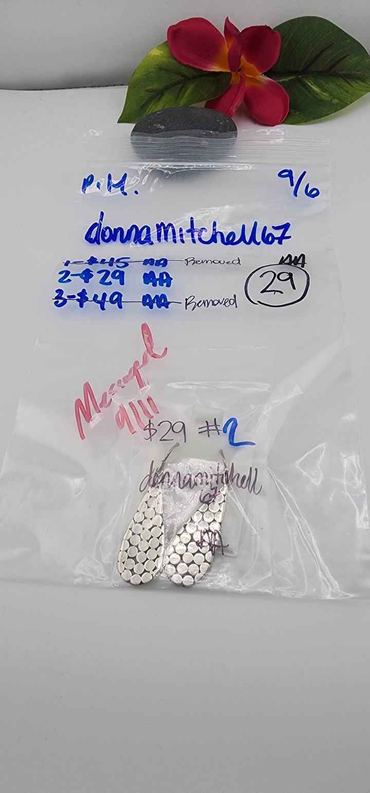 PM SHOW 48HR - RESERVED FOR: donnamitchell67 - 9/6/2025 FL tiktok Live Show - 1 Sterling Silver Items