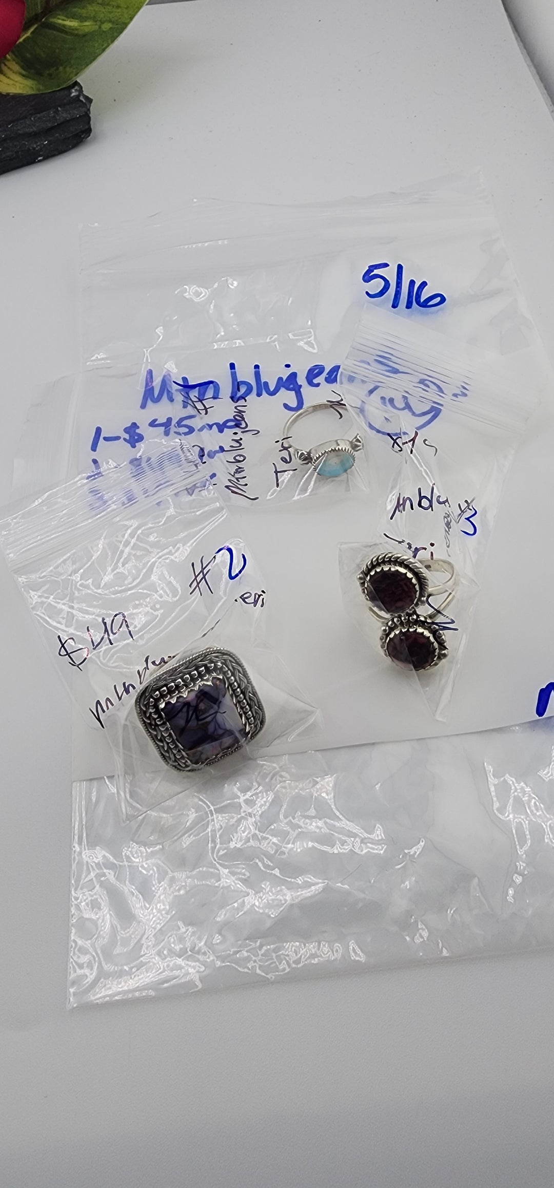 RESERVED FOR: Mtnblujeans - 5/16/2025 tiktok Live Show -3  Sterling Silver Items