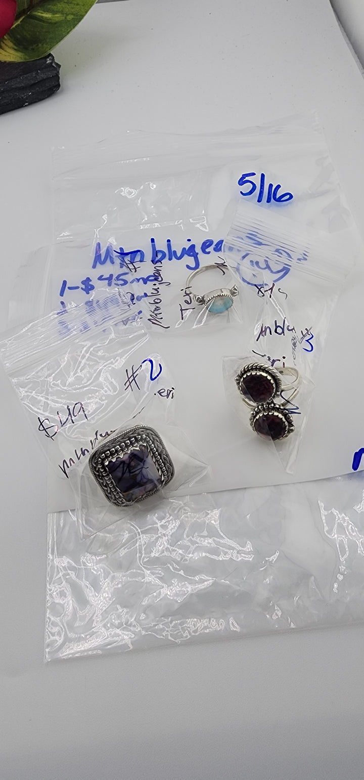 RESERVED FOR: Mtnblujeans - 5/16/2025 tiktok Live Show -3  Sterling Silver Items