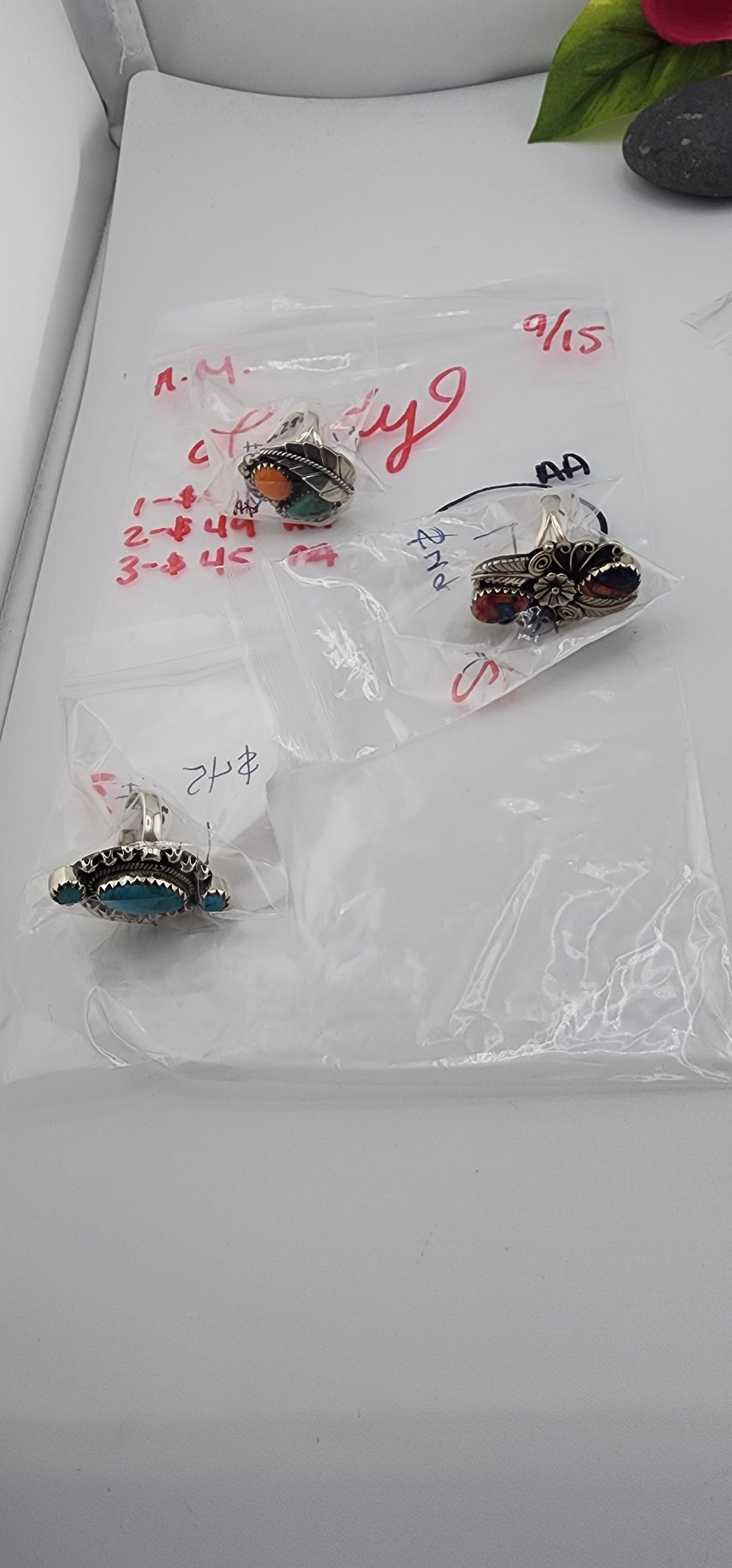 AM SHOW 48HR - RESERVED FOR: Lindy - 9/15/2025 FL tiktok Live Show - 3 Sterling Silver Items