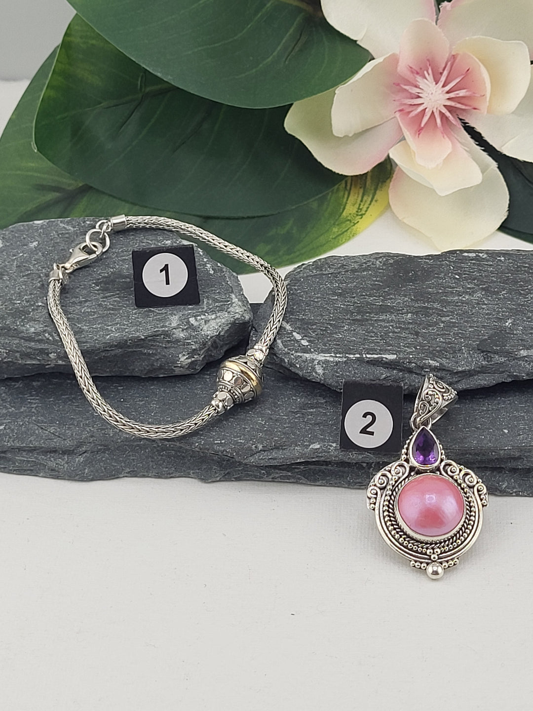 RESERVED FOR: Crystal Giovanni -1/1/2025 - 2 Sterling Silver Items