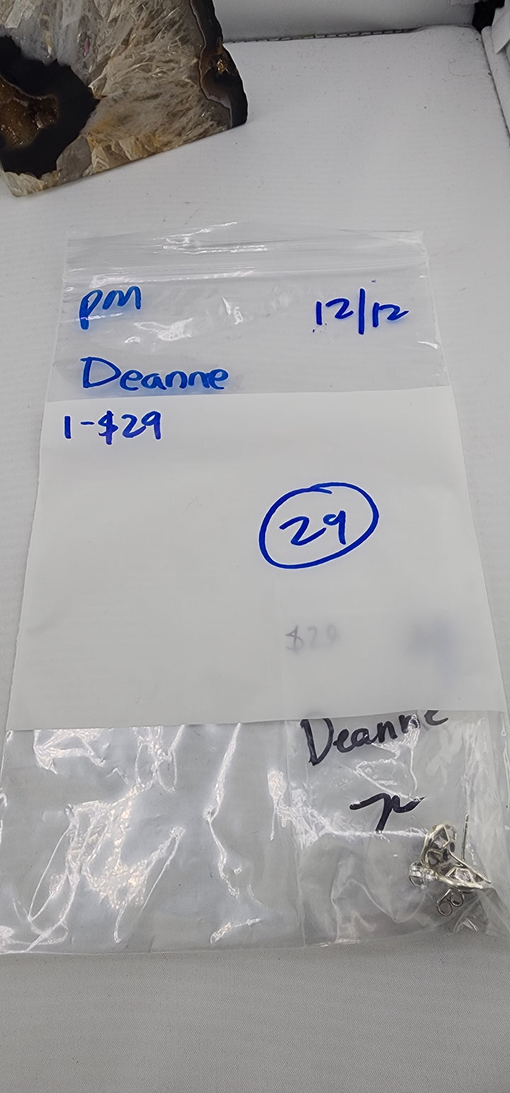 PM SHOW 48HR - RESERVED FOR: Deanne - 12/13/2025 tiktok Live Show - 1 Sterling Silver Items