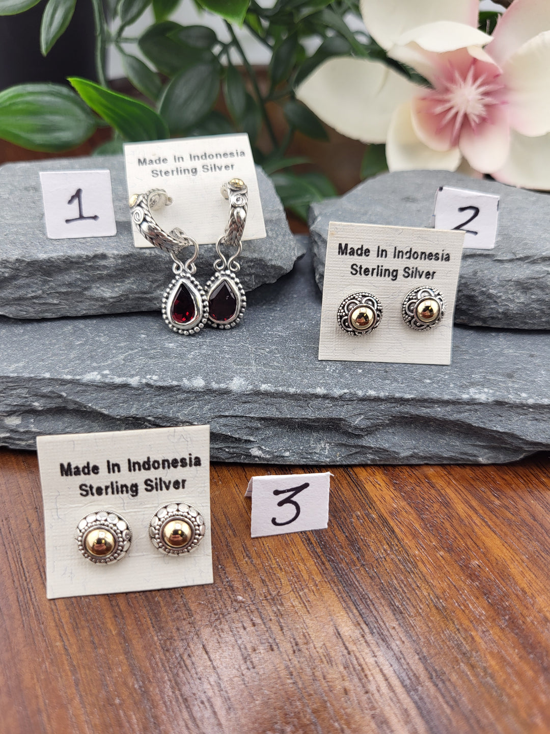 RESERVED FOR:  Golden Empress -10/26/2024 - 3 Sterling Silver Items