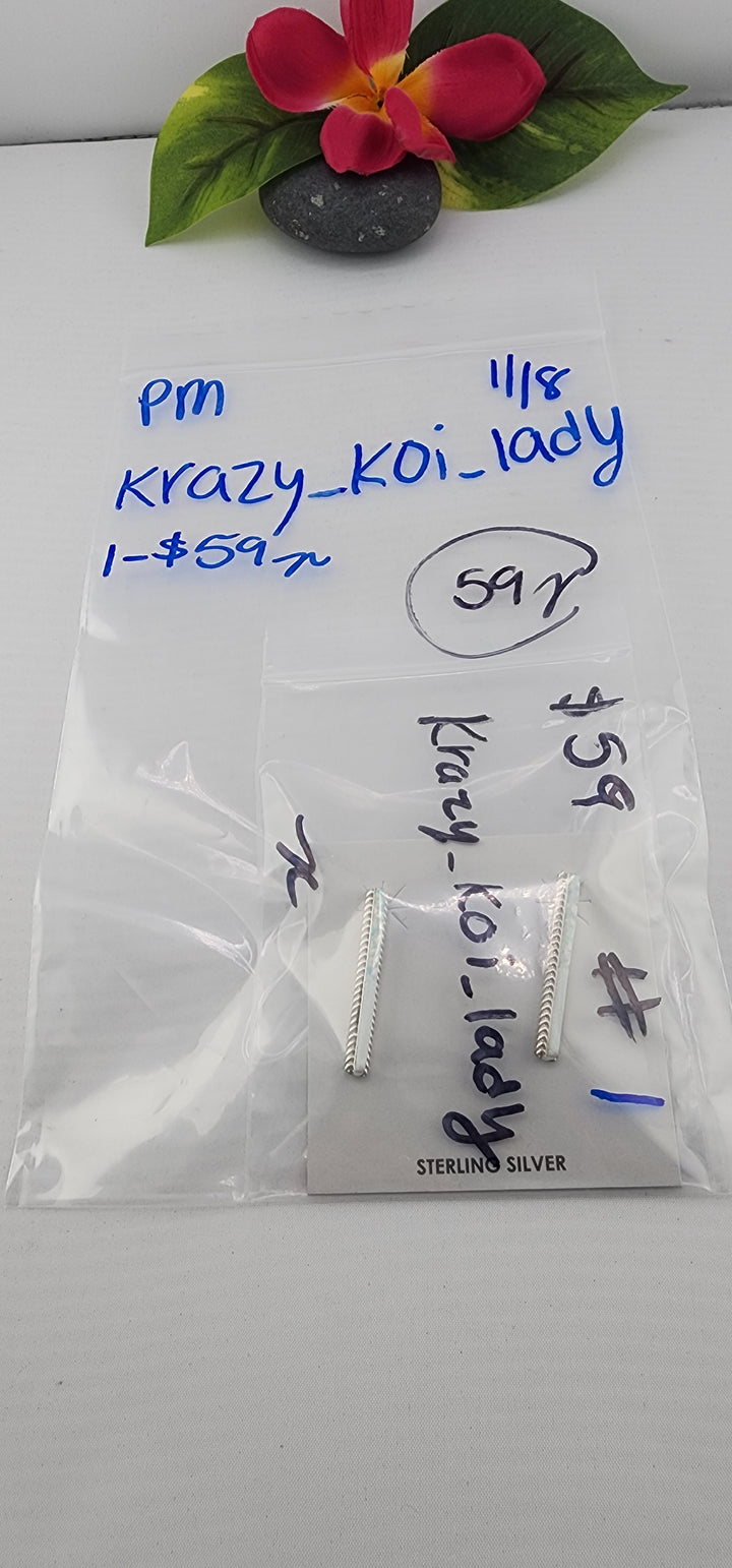 PM SHOW 48HR - RESERVED FOR: krazy_koi_lady - 11/8/2025 tiktok Live Show - 1 Sterling Silver Items