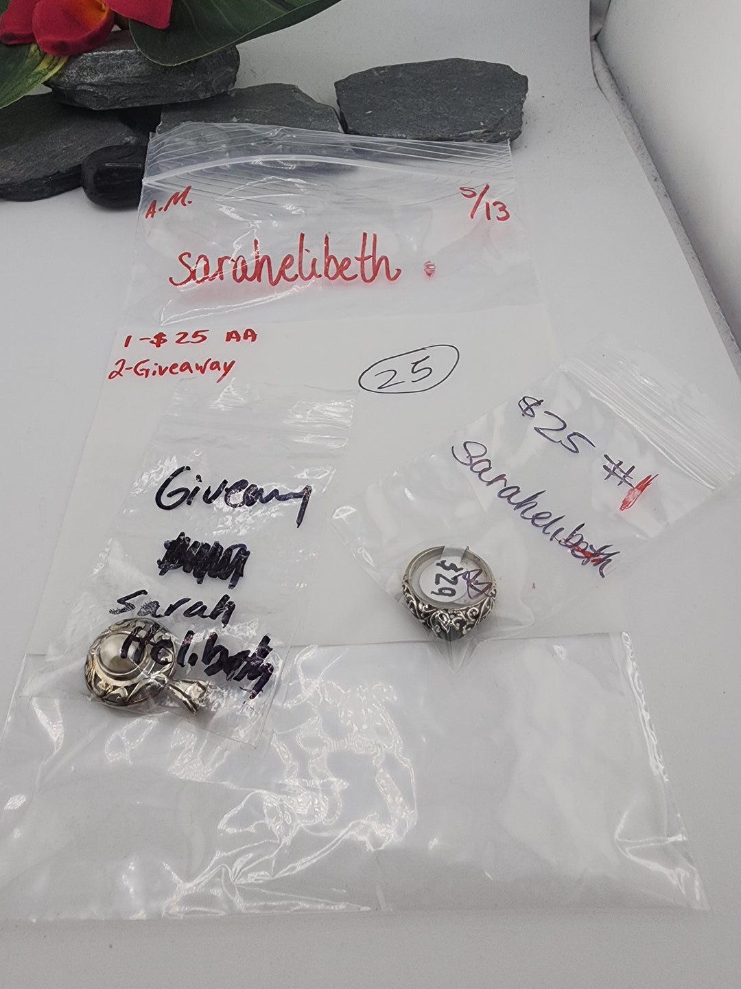 Saraelibeth - 5/13/26 - 1 925 Sterling Silver Items