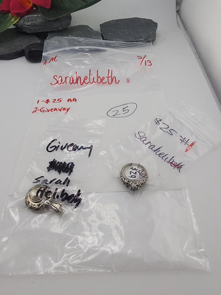 Saraelibeth - 5/13/26 - 1 925 Sterling Silver Items