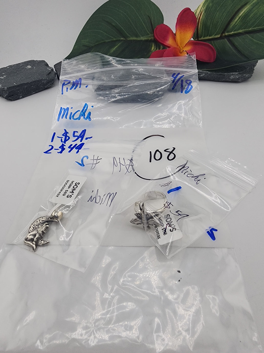 Michi - 4/18/26 PM - 2 925 Sterling Silver Items