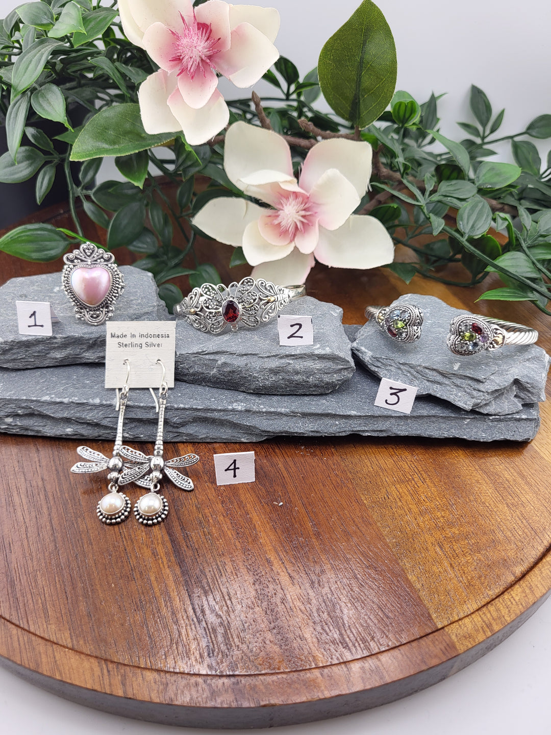 RESERVED FOR:  dianatheheadhunter -10/26/2024 - 4 Sterling Silver Items