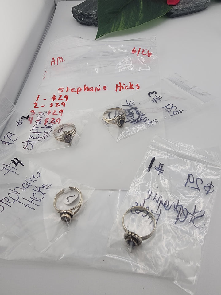 Stephanie Hicks  - 6/26/26 AM - 4 925 Sterling Silver