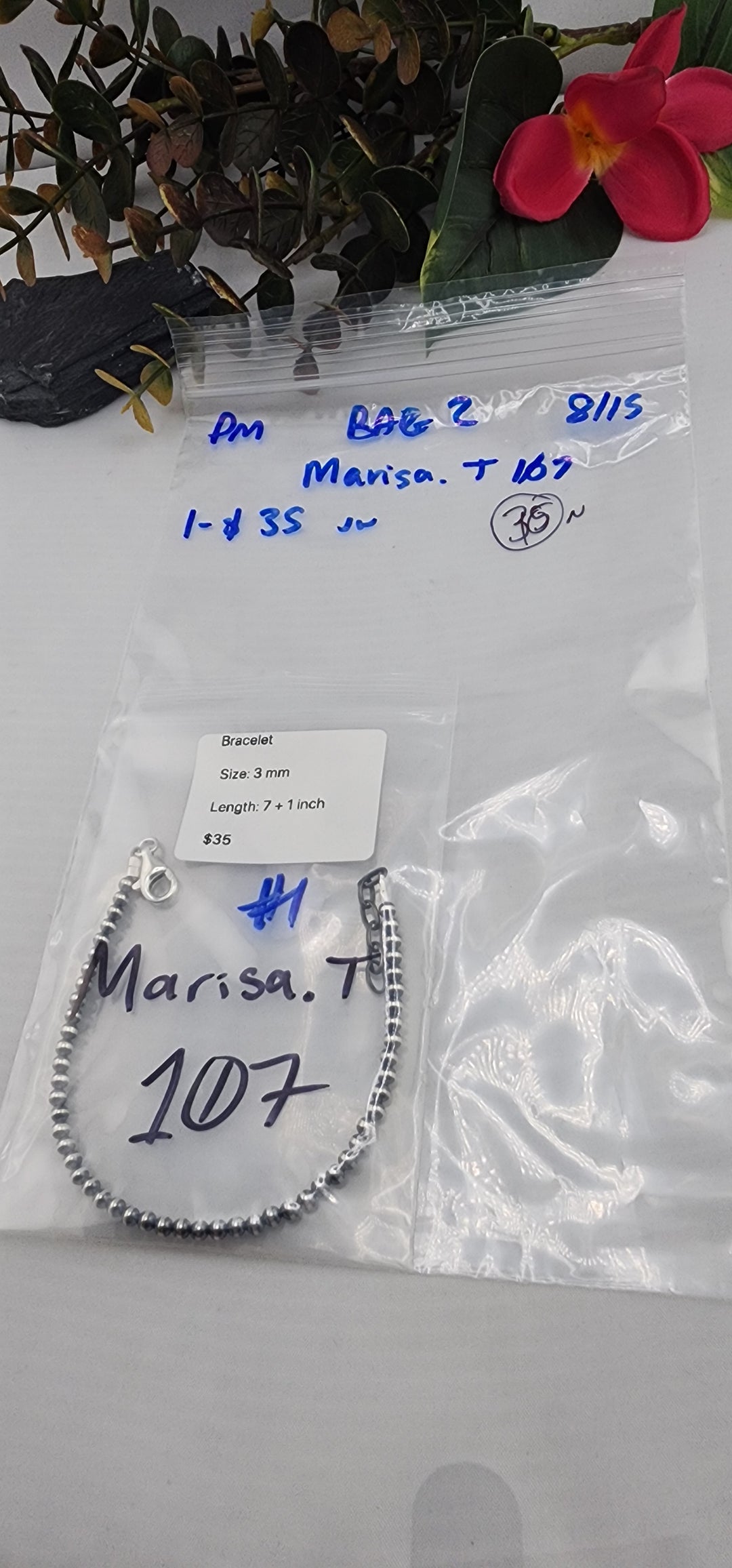 PM SHOW 48HR - RESERVED FOR:  Marisa.T107*BAG 2*- 8/15/2025 FL tiktok Live Show - 1 Sterling Silver Items