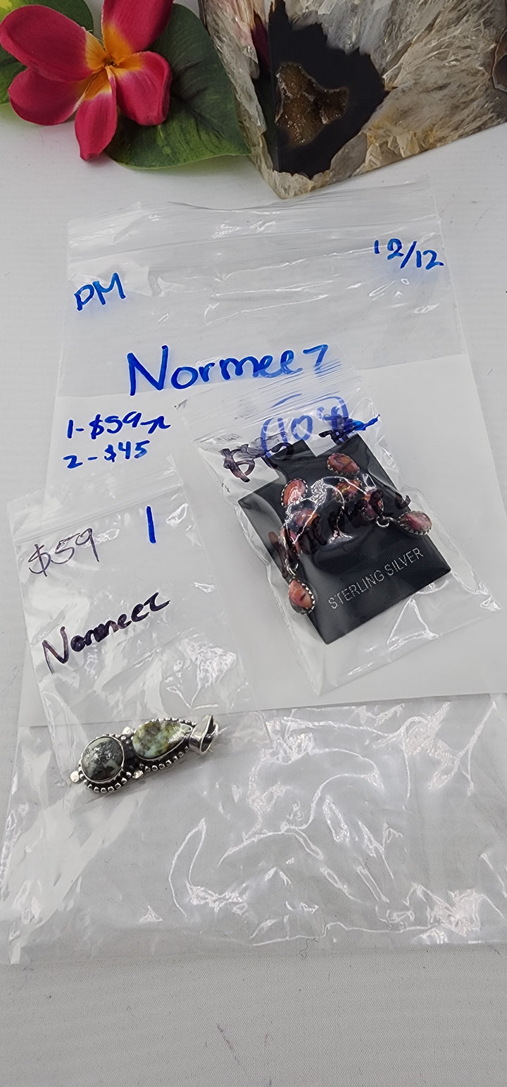 PM SHOW 48HR - RESERVED FOR:  Normeez - 12/13/2025 tiktok Live Show - 2 Sterling Silver Items