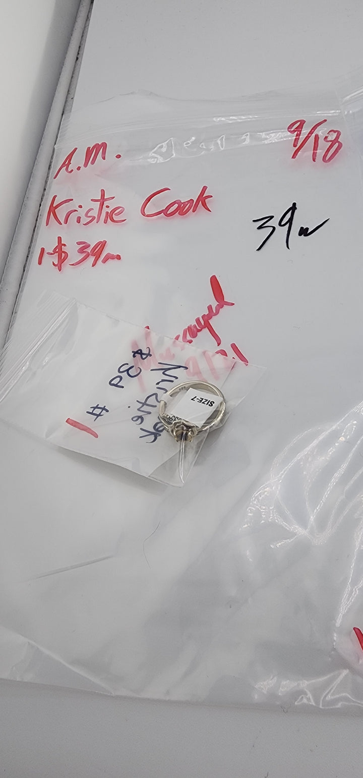 AM SHOW 48HR - RESERVED FOR: Kristie Cook - 9/18/2025 FL tiktok Live Show - 1 Sterling Silver Items