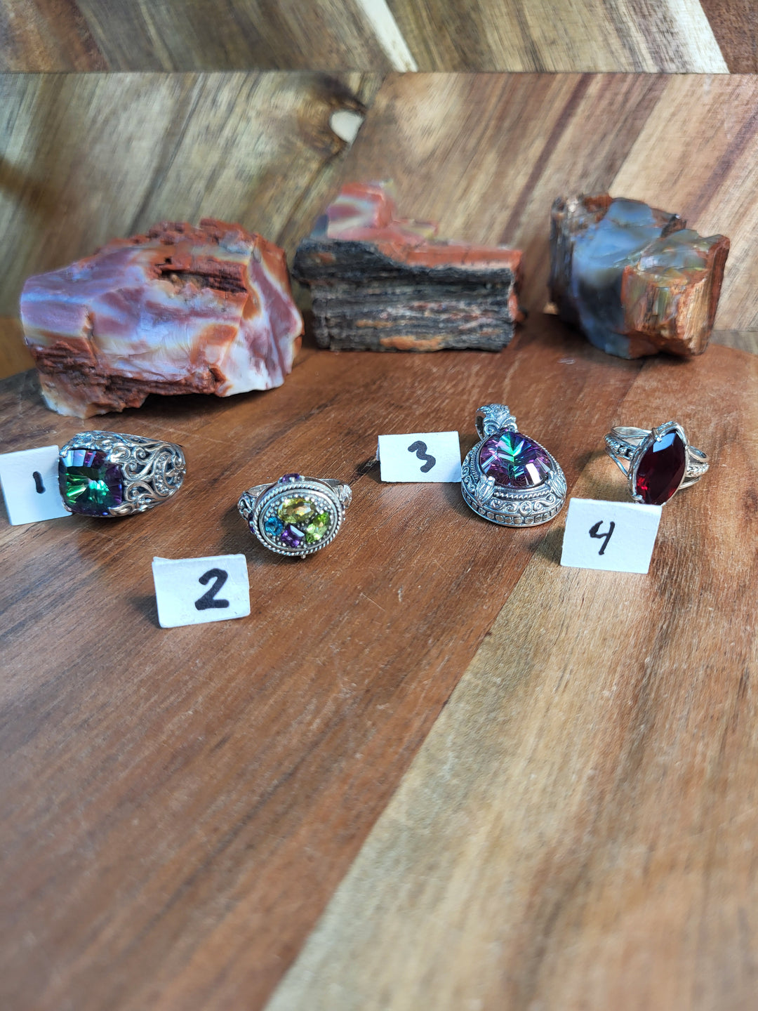 RESERVED FOR: tigernic- 7/19/24-4 Sterling Silver Items