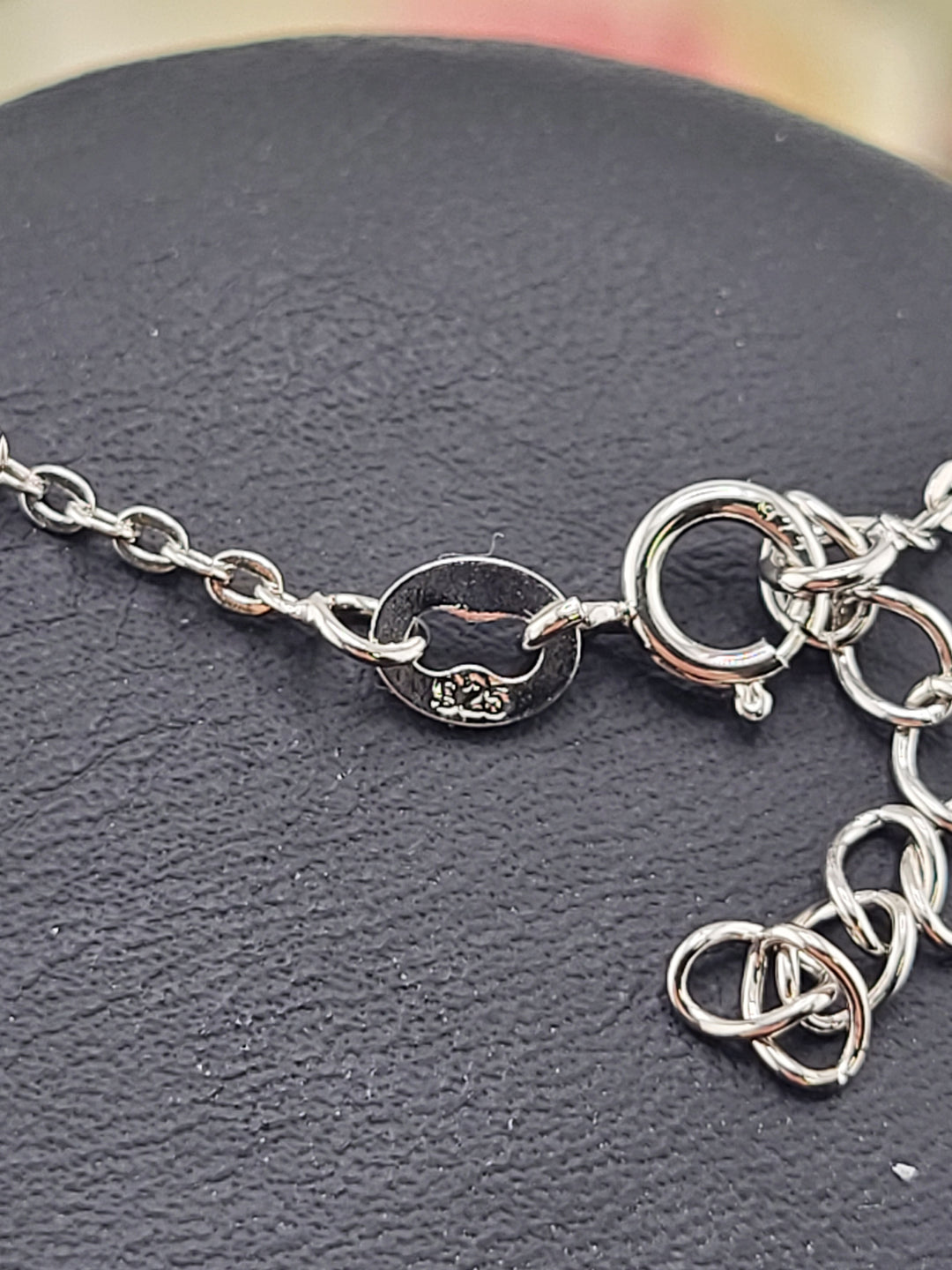 CZ Snowflake Pendant with 18" Adjustable Chain