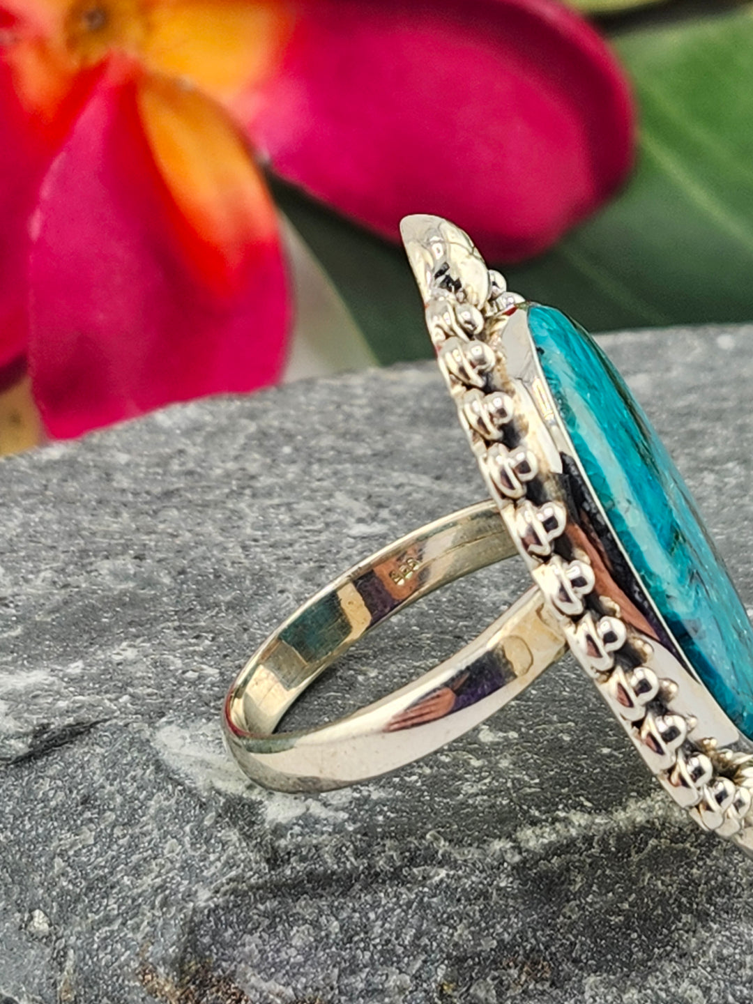 Opalized Wood Ring Size 10