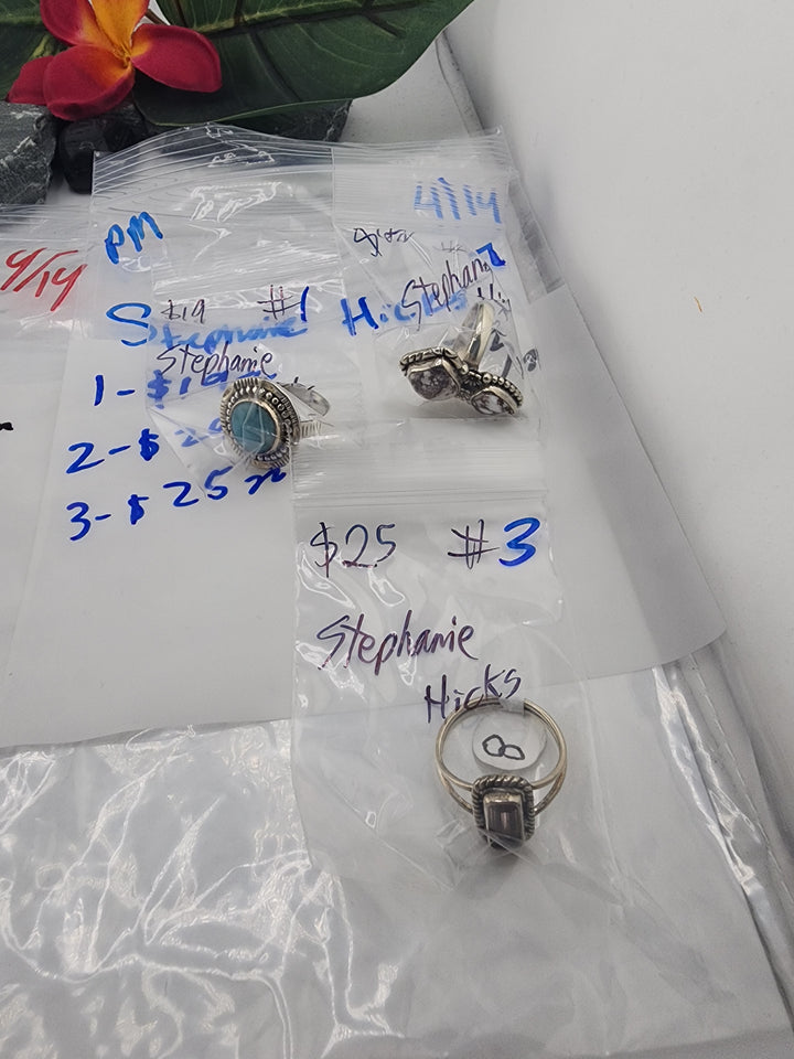 Stephanie Hicks - 4/14/26 PM - 3 925 Sterling Silver Items