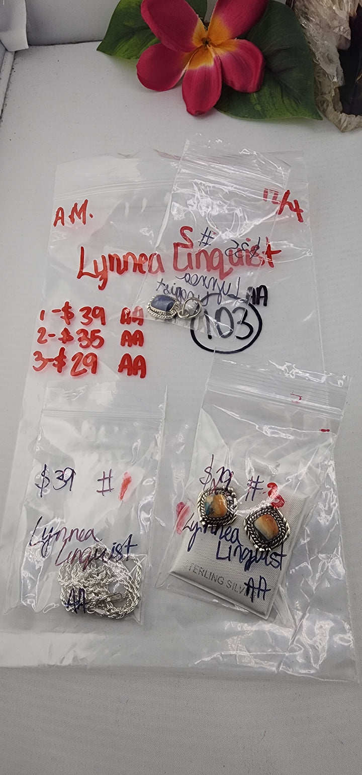 AM SHOW 48HR RESERVED FOR: Lynnea Linquist - 12/4/2025 FL tiktok Live Show - 3 Sterling Silver Items