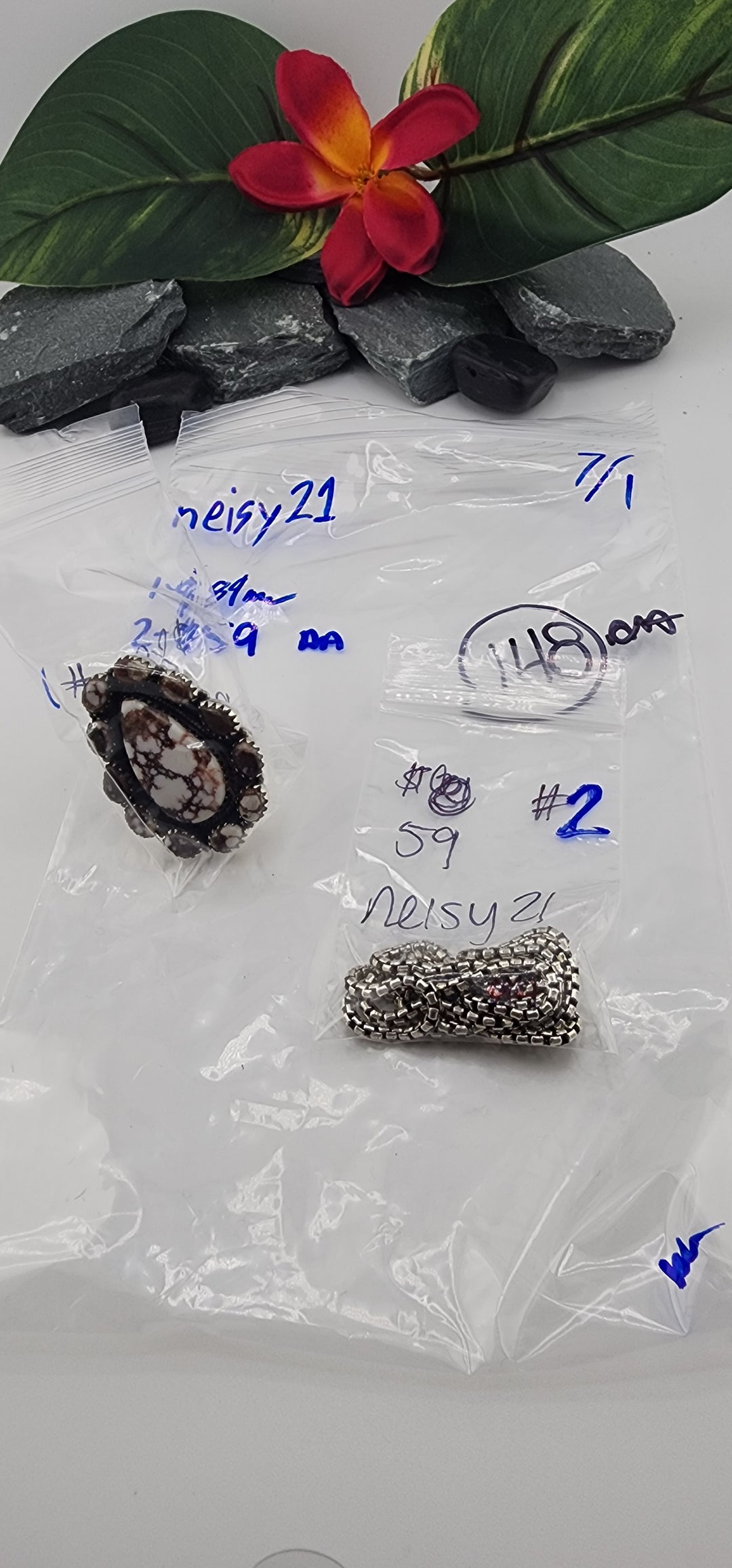 RESERVED FOR: neisy21 - 7/1/2025 tiktok Reservation Live Show - 2 Sterling Silver Items